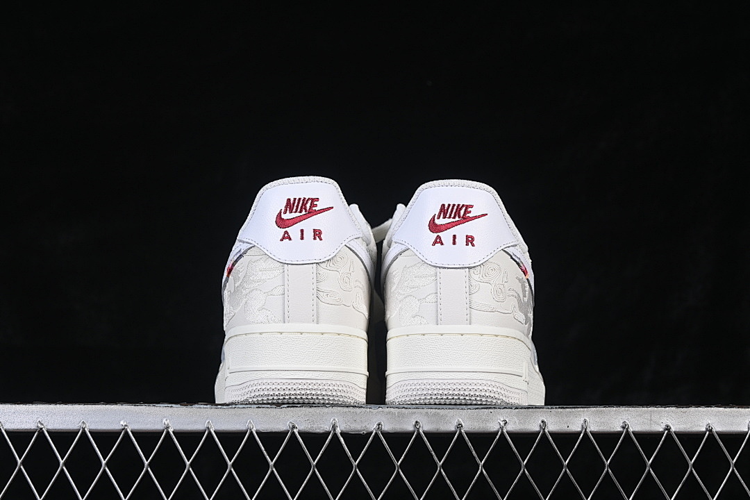 Nike [IQ1119-011]-[AIR FORCE 1 07 LOW CASUAL SNEAKERS RED/WHITE]-[WOMAN:36-39]-[MAN:40-46] - Image 13