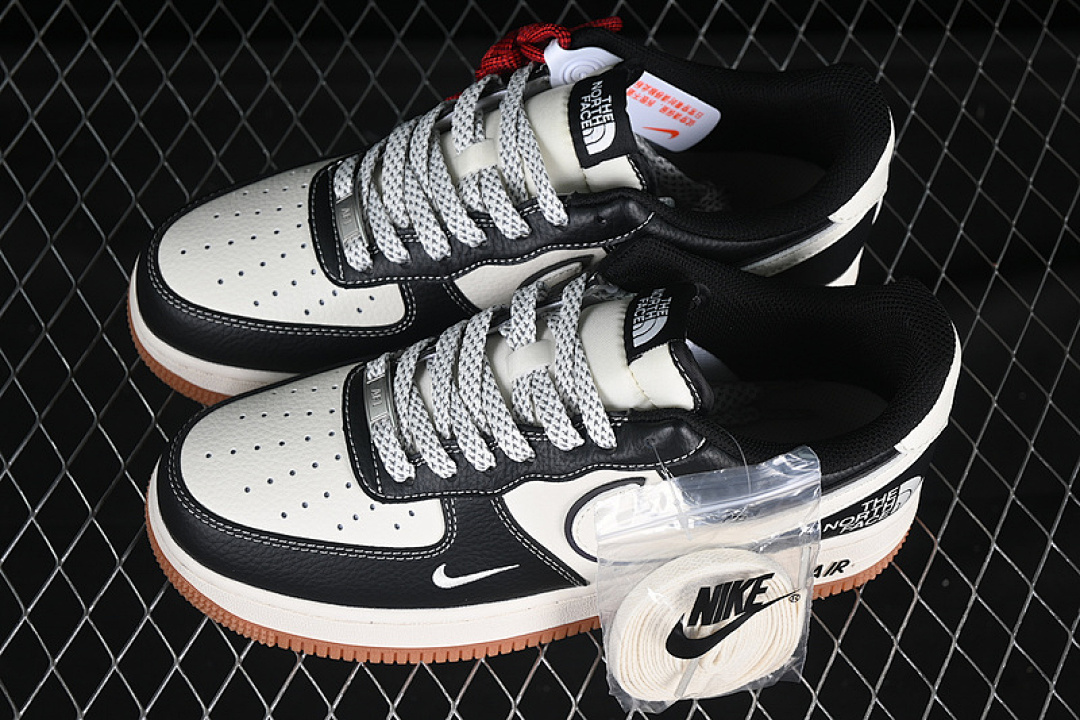 Nike [XZ6188-114]-[AIR FORCE 1 07 LOW WHITE/GREY/BLACK]-[WOMAN:36-39]-[MAN:40-45] - Image 12