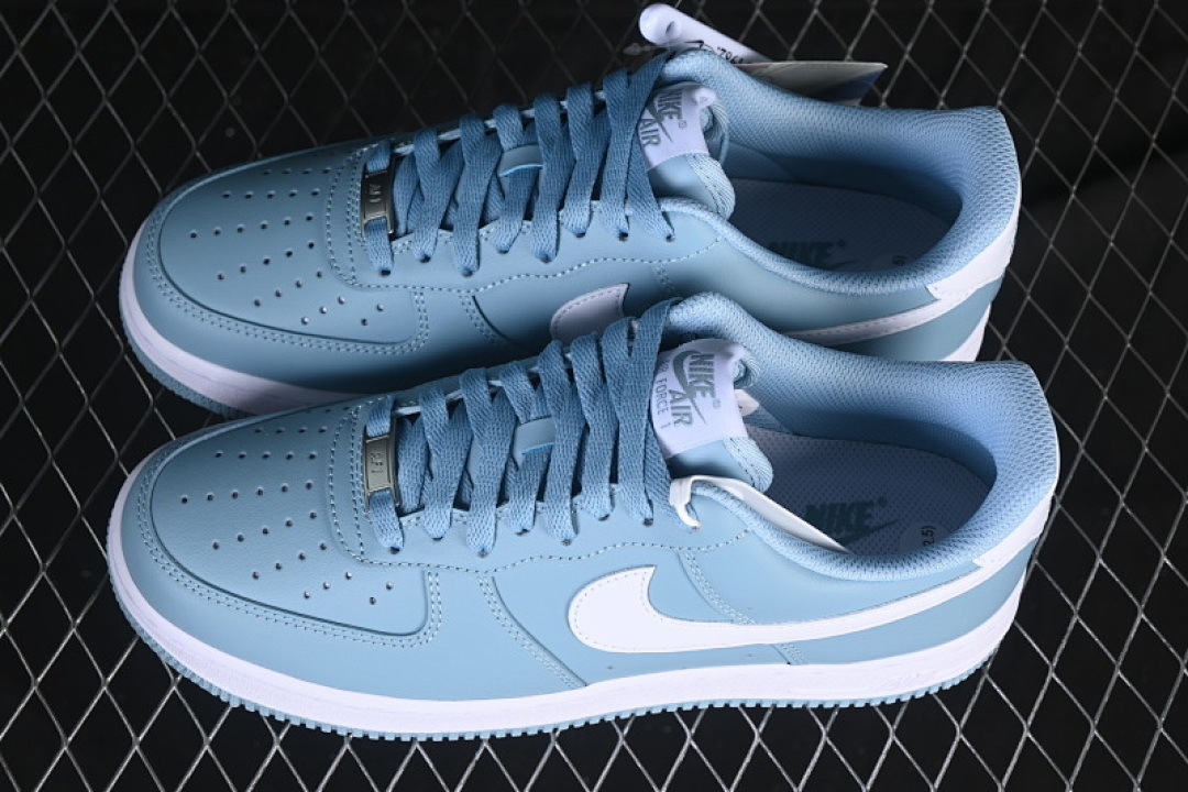 Nike [FJ4146-403]-[AIR FORCE 1 07 LOW CASUAL SNEAKERS SKY BLUE/WHITE]-[WOMAN:36-39]-[MAN:40-45] - Image 10