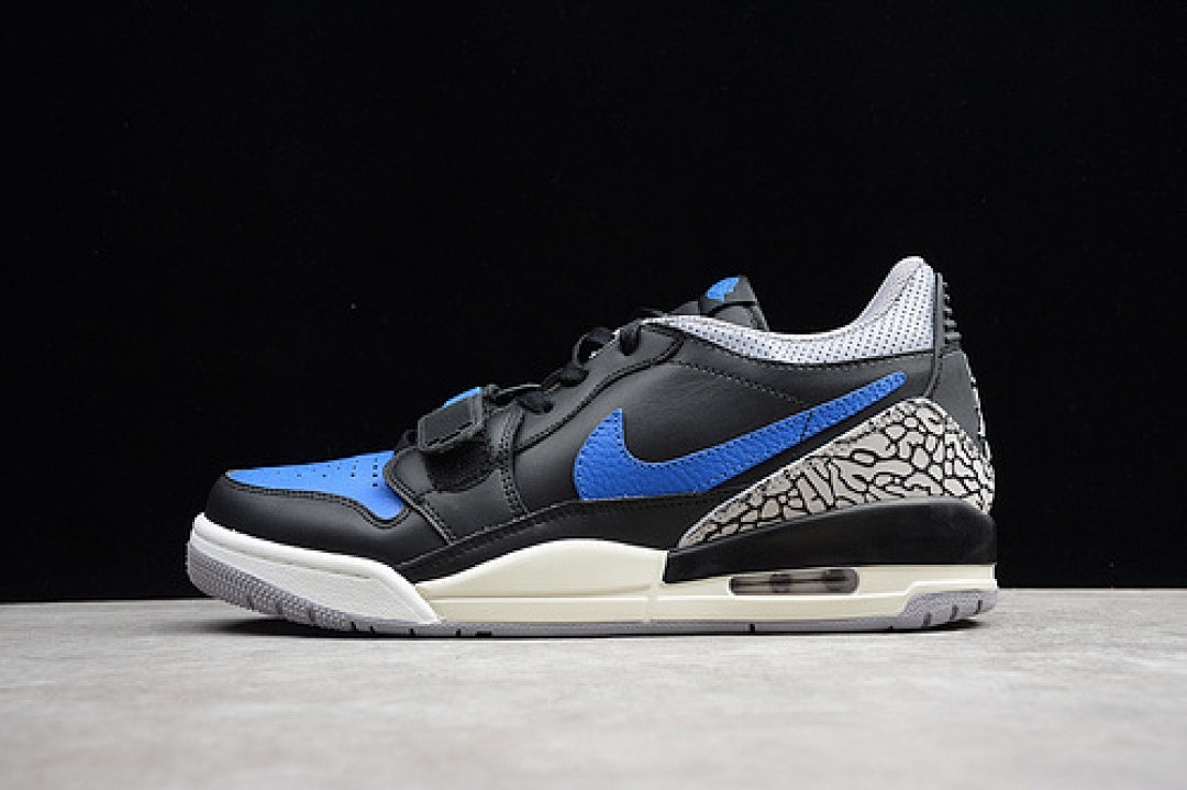 Jordan [86-84-95]-[CD7069-041]-[AIR JORDAN LEGACY 312 LOW BLACK/WHITE/CEMENT GREY/GAME (ROYAL]), photo 1