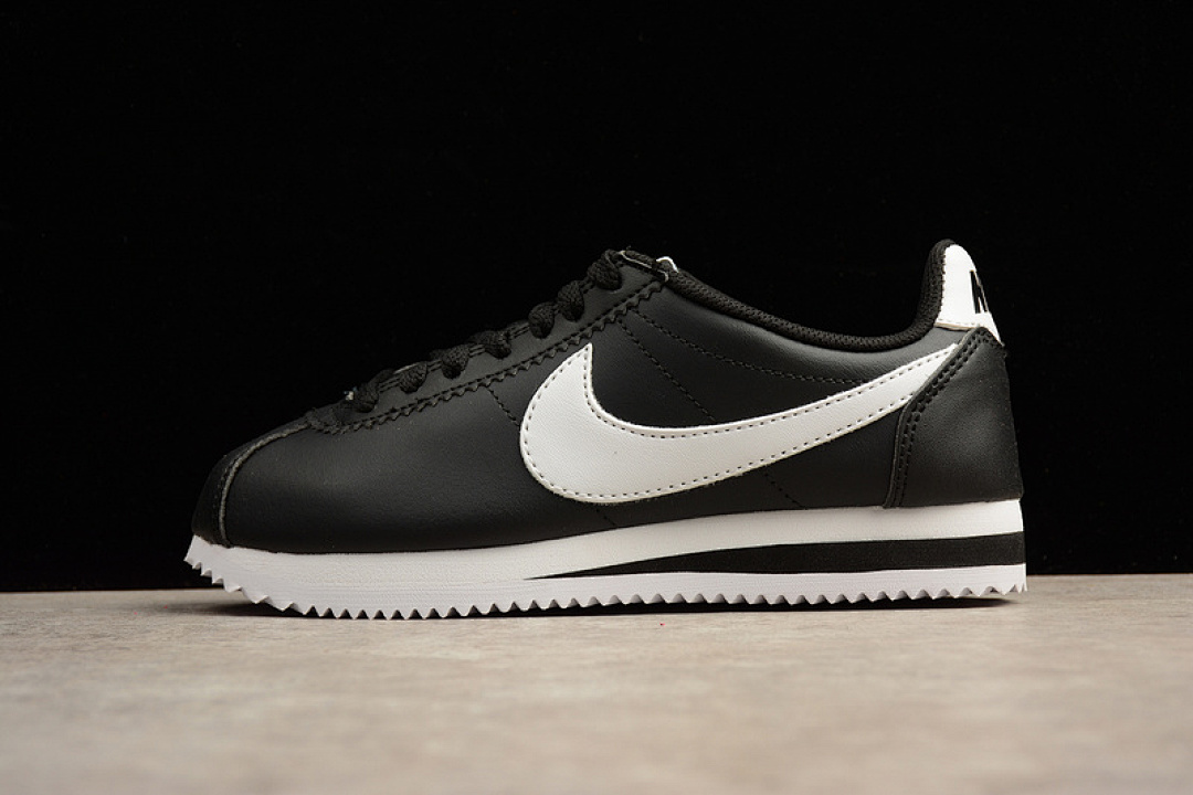 Unbranded [807471-010]-[LEATHER]-[CLASSIC CORTEZ FORREST GUMP BLACK/WHITE]-[MAN:40-44]-[WOMAN:36-39]-[OG00100], photo 1