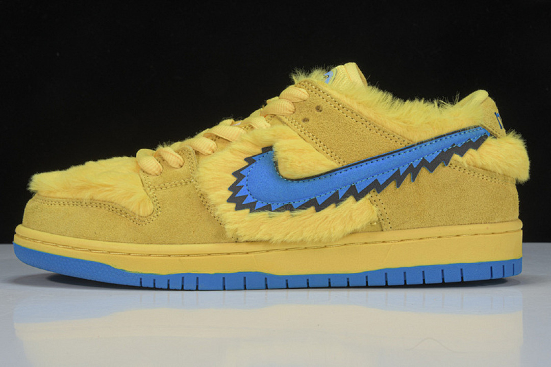 Unbranded [CJ5378-700]-[GRATEFUL DEAD X SB DUNK LOW YELLOW BEAR OPTI YELLOW/BLUE FURY], photo 1