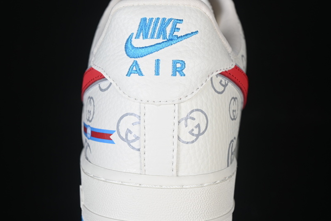 Nike [SC0601-572]-[AIR FORCE 1 07 LOW WHITE/RED/BLUE]-[WOMAN:36-39]-[MAN:40-45] - Image 7