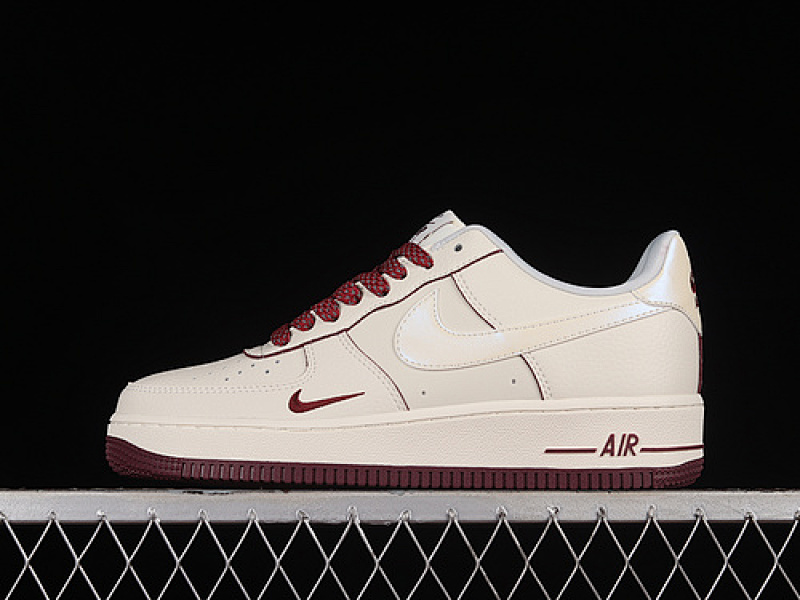 Nike Nike AIR FORCE 1 LOW BEIGE WINE RED · DD9915-666, photo 1