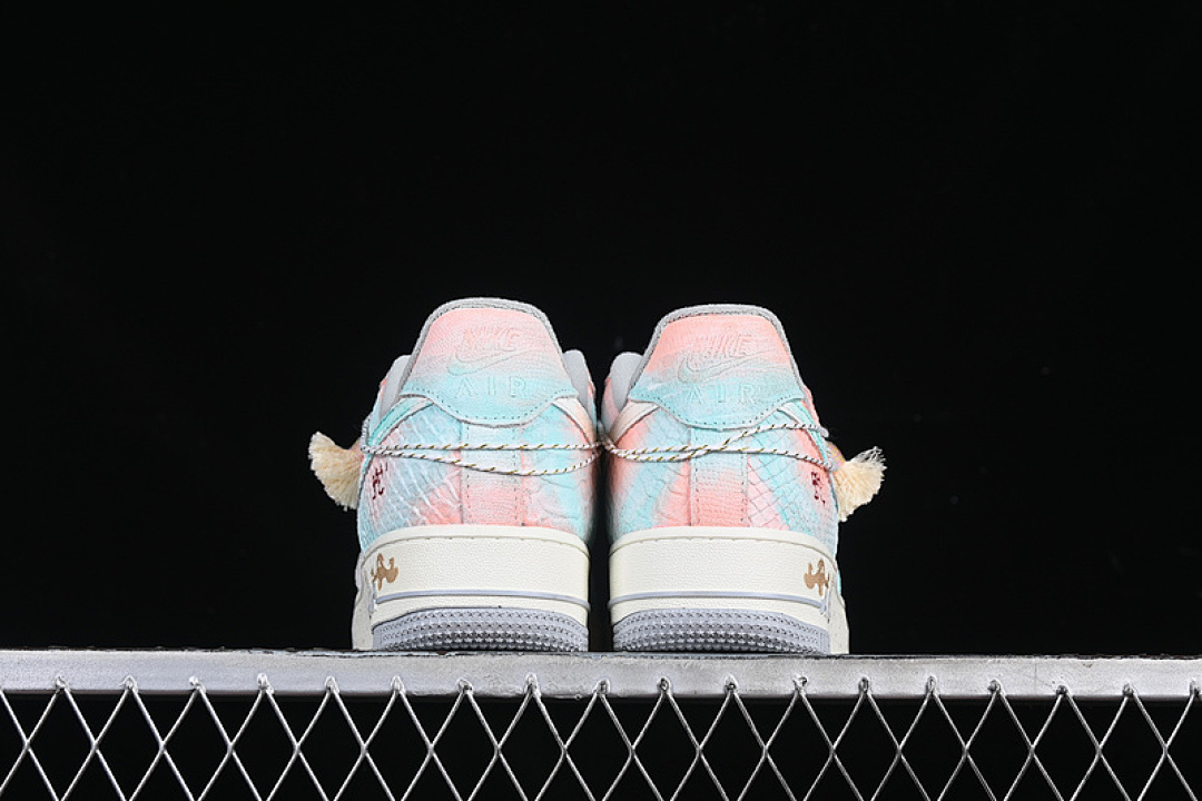 Nike [DX2678-111]-[AIR FORCE 1 07 LOW LATE SPRING RAIN WHITE/BLUE/PINK]-[WOMAN:36-39]-[MAN:40-45] - Image 14