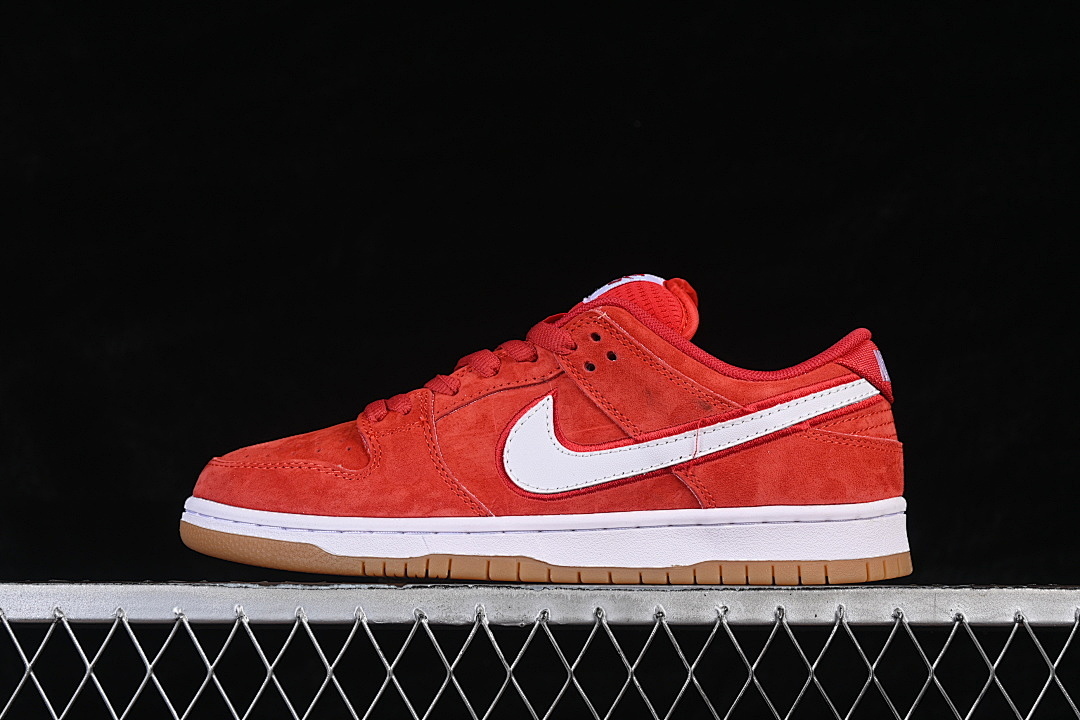Unbranded [FZ1287-300]-[DUNK LOW CASUAL SNEAKERS RED/WHITE/BROWN]-[WOMAN:36-39]-[MAN:40-46], photo 1