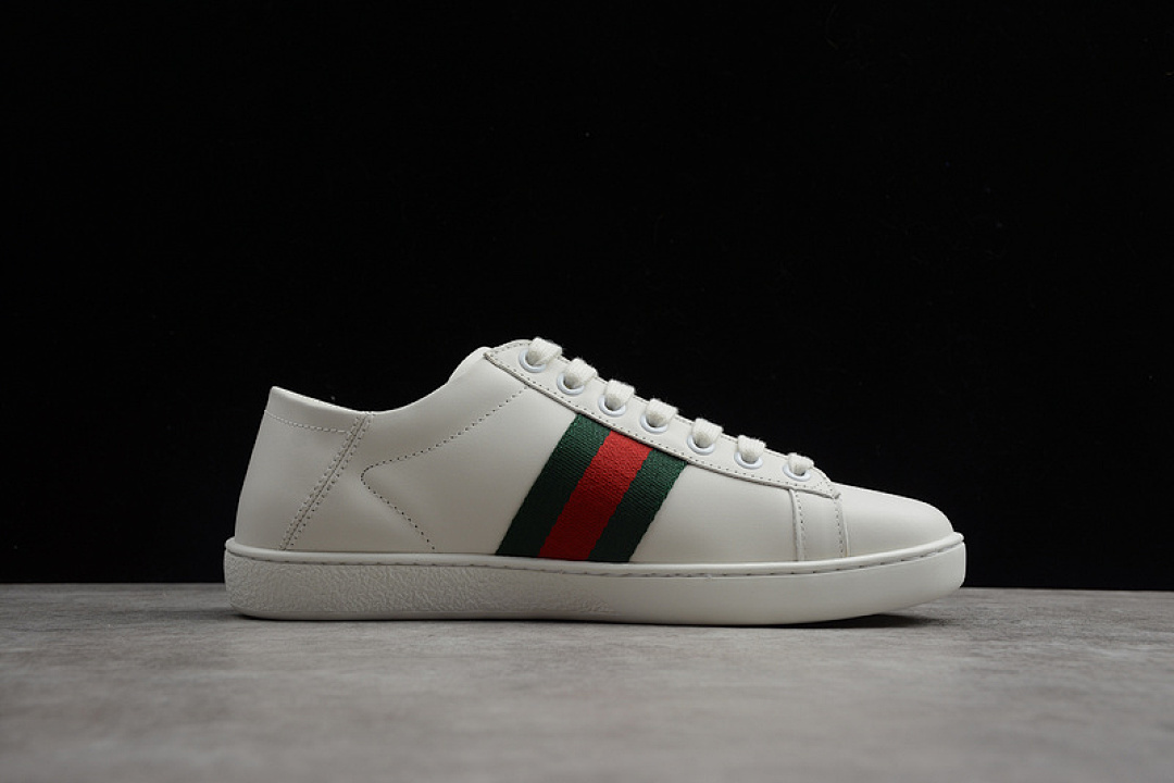 Gucci [GU*CCI ACE EMBROIDERED LOW-TOP SNEAKER WHITE/GREEN]-[WOMAN:35-39]-[MAN:40-44] - Image 14