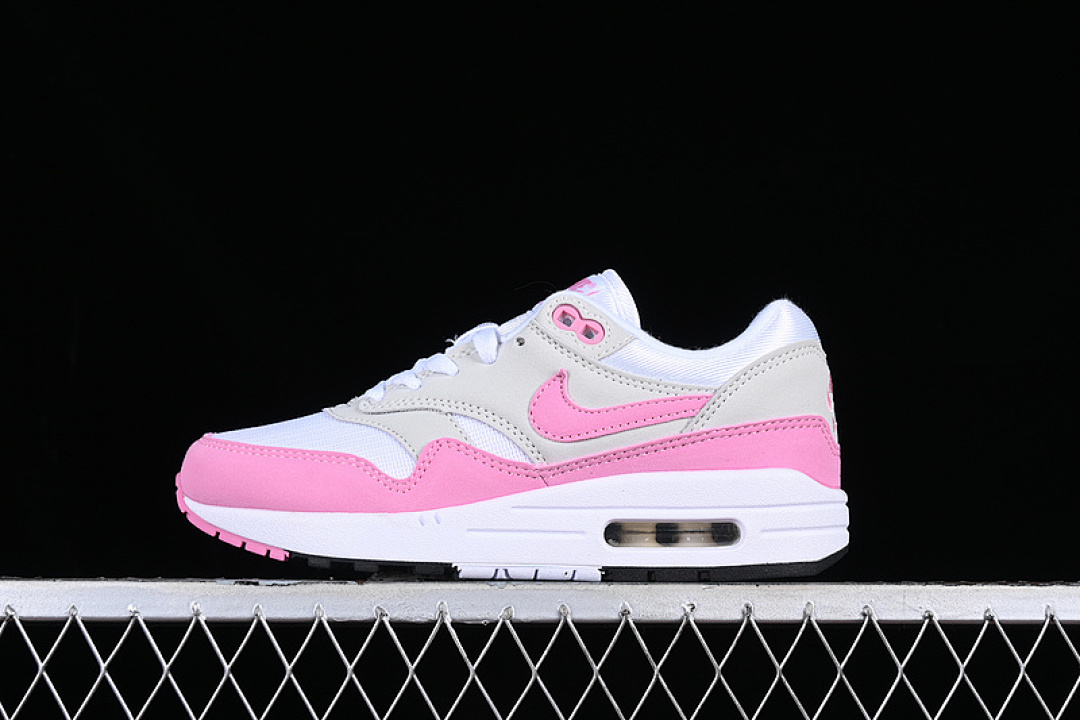 Nike AIR MAX 1 NEUTRAL GREY/FUCHSIA DREAM/WHITE/BLACK · DZ2628-001, photo 1