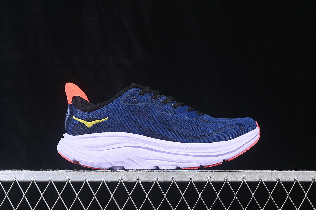 On Running [1162031 MLST]-[ONE ONE CLIFTON 10 MESH RUNNING SHOES NAVY BLUE/YELLOW]-[WOMAN:36-39]-[MAN:40] - Image 15