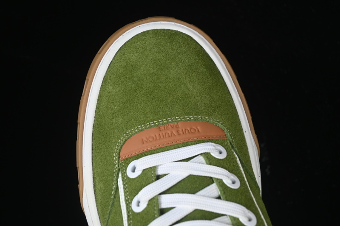 Louis Vuitton [LOUIS VUITTON SKATE SNEAKER CLASSIC 2025SS GREEN/WHITE]-[MAN:39-45] - Image 10