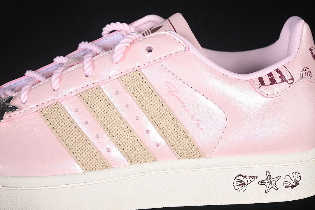 Unbranded [LB9764]-[SUPERSTAR II SHELL TOE CASUAL SNEAKERS PEARL LIGHT PINK/PINK]-[WOMAN:35-39]-[MAN:40] - Image 7