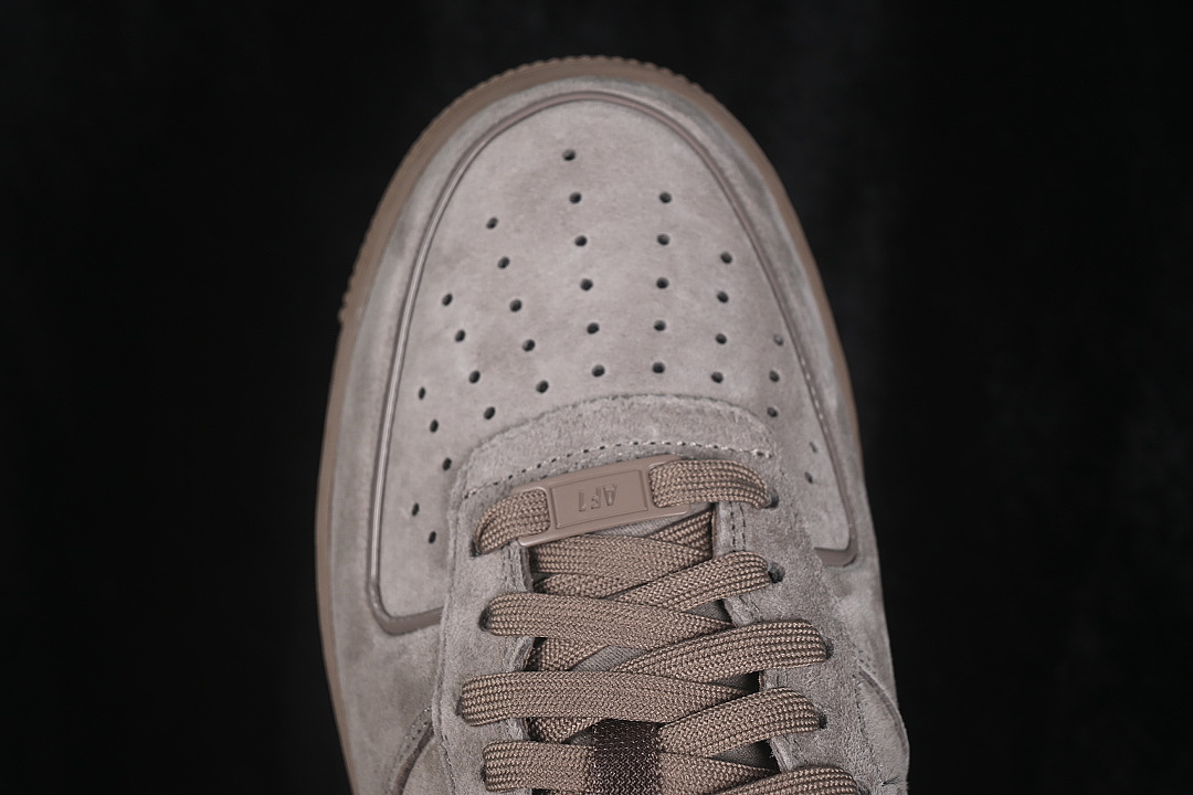 Nike [HV4406-200]-[AIR FORCE 1 07 LOW CASUAL SNEAKERS BROWN/GREY]-[WOMAN:36-39]-[MAN:40-46] - Image 9