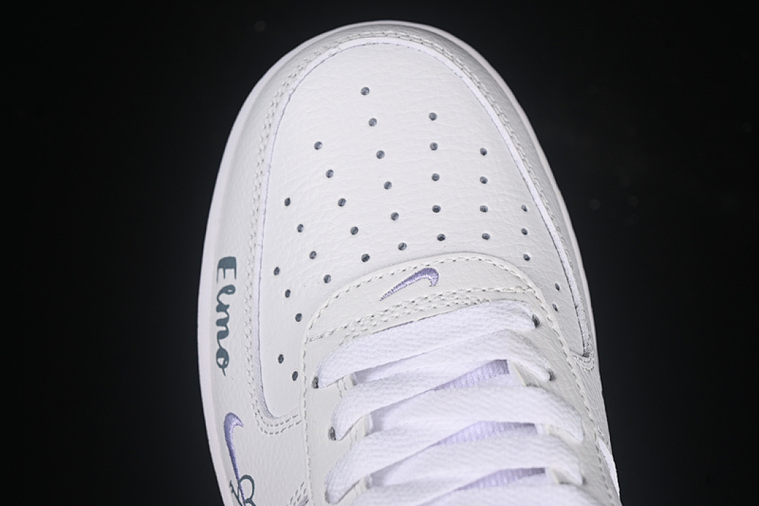 Nike [FB8971-080]-[AIR FORCE 1 07 LOW SESAME STREET WHITE/PURPLE]-[WOMAN:36-39]-[MAN:40-45] - Image 10