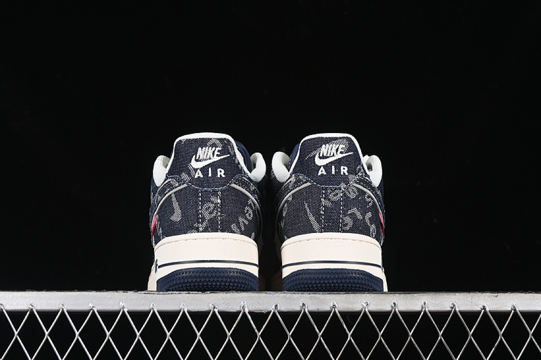 Nike [SJ6698-002]-[AIR FORCE 1 07 LOW WHITE/BLUE/GREY]-[WOMAN:36-39]-[MAN:40-45] - Image 14