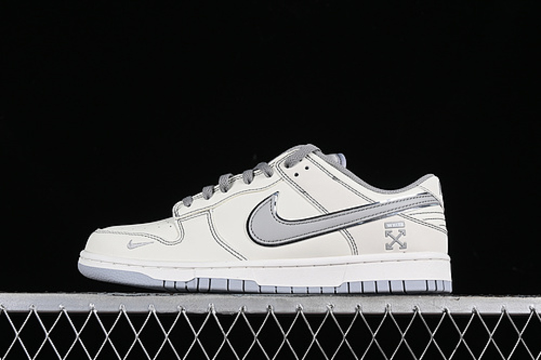 Off-White [DJ2024-001]-[SB DUNK LOW OFF-WHITE OFF WHITE/GREY]-[WOMAN:36-39]-[MAN:40-45], photo 1