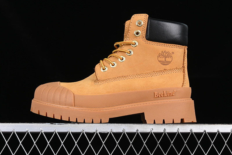 BEE LINE X RUBBER TOED HIGH TOP BOOTS KHAKI/BLACK · TBOA2M5S52145, photo 1