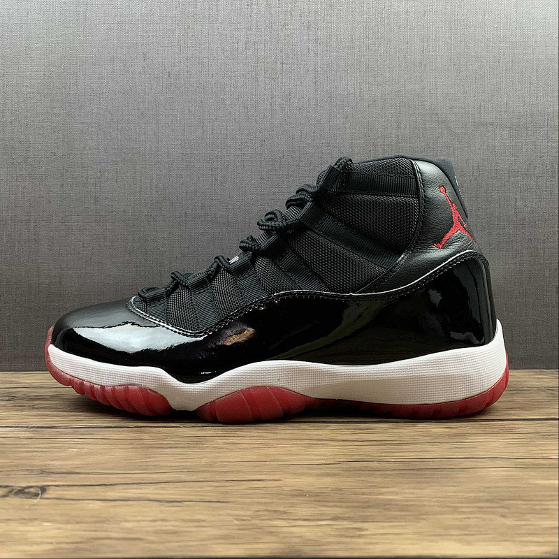 Jordan AIR Jordan 11 RETRO BRED 2019 BLACK/WHITE/VARSITY RED · 378037-061, photo 1