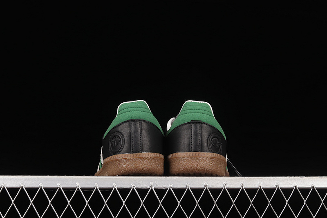 Adidas [FW2429]-[SAMBA VEGAN SHOES CORE BLACK/CLOUD WHITE/GREEN]-[MAN:39-45] - Image 14