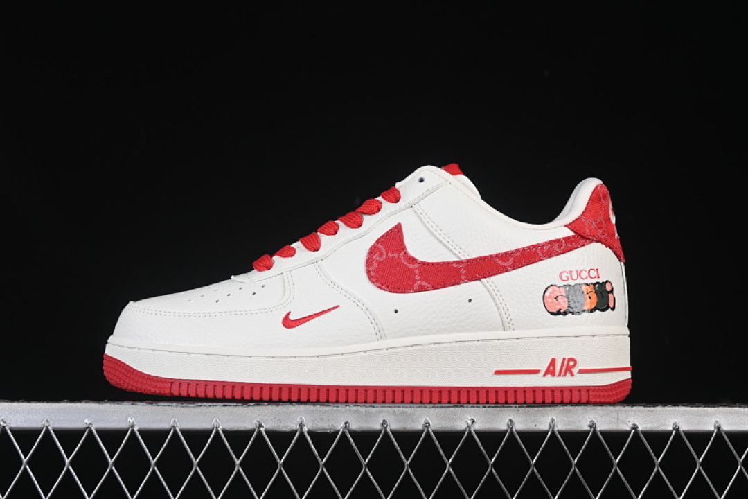 Nike [SC0601-570]-[AIR FORCE 1 07 LOW WHITE/RED]-[WOMAN:36-39]-[MAN:40-45] - Image 16