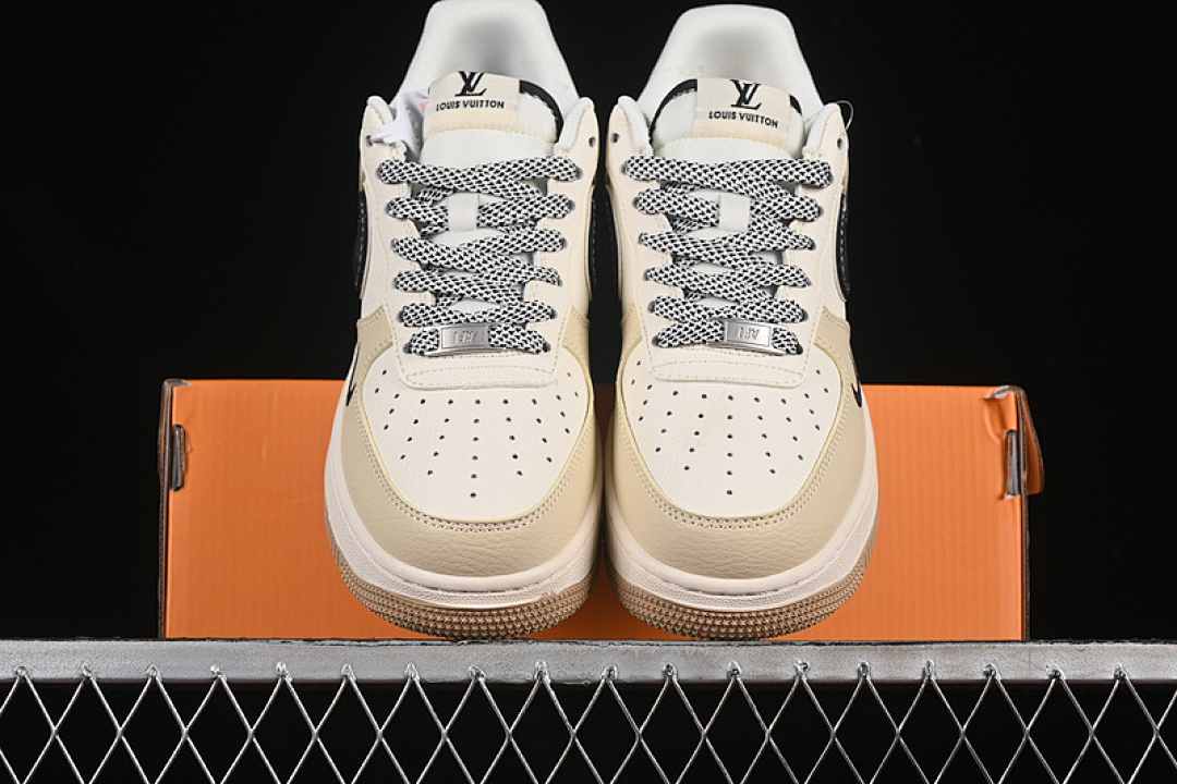 Nike [ZH2598-308]-[AIR FORCE 1 07 LOW LV WHITE/GREY/BLACK/BROWN]-[WOMAN:36-39]-[MAN:40-45] - Image 13