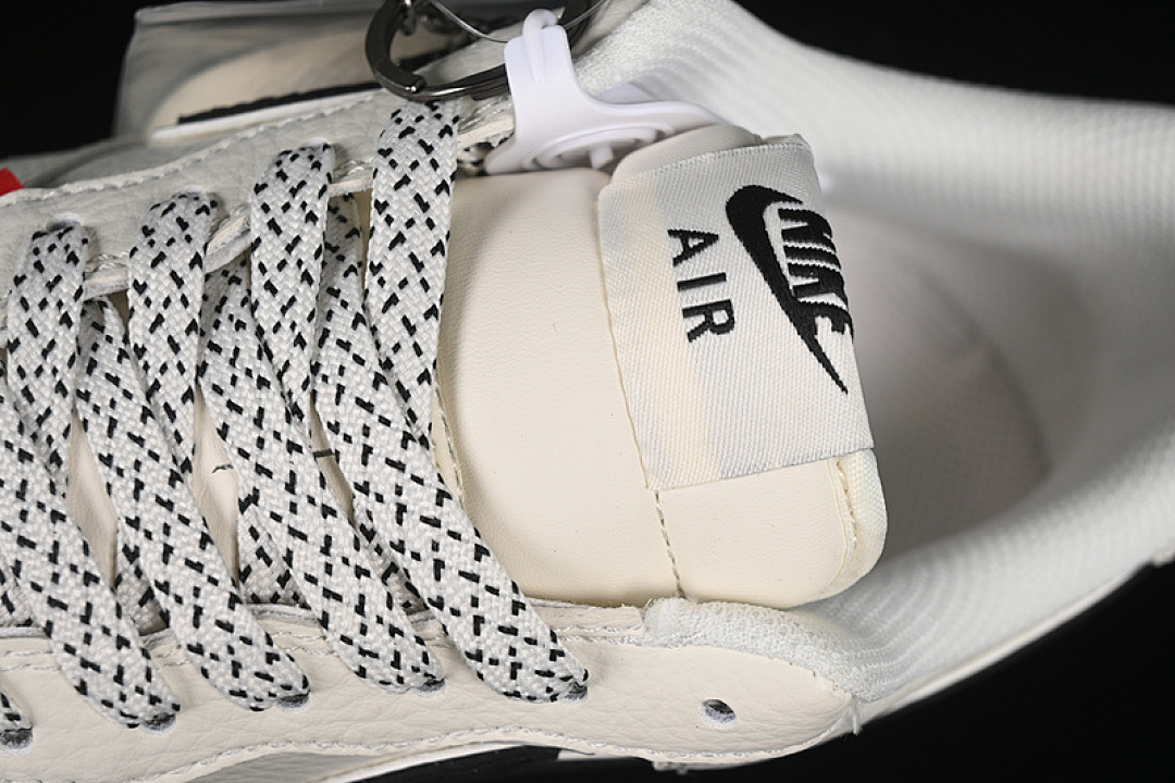 Nike [CS5288-010]-[AIR FORCE 1 07 LOW WHITE/BLACK/GREY/RED]-[WOMAN:36-39]-[MAN:40-45] - Image 9