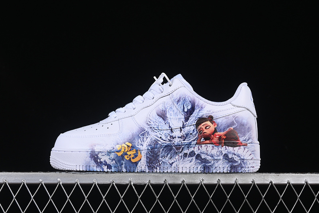 Nike [DD8959-100]-[AIR FORCE 1 07 LOW WHITE/BLUE/GOLD/RED]-[WOMAN:36-39]-[MAN:40-45], photo 1