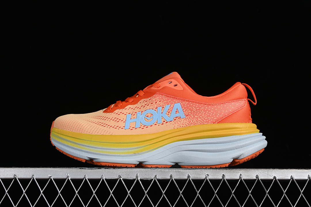 On Running On Running [1123202 PBAY]-[HOKA ONE BONDI 8 ORANGE/YELLOW]-[WOMAN:36-39]-[MAN:40-45], photo 1