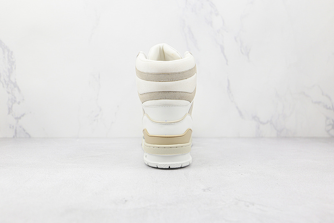 Louis Vuitton [L*V 2021 HIGH TRAINER WHITE/WHITE/LIGHT GREY]-[MAN:39-45] - Image 10