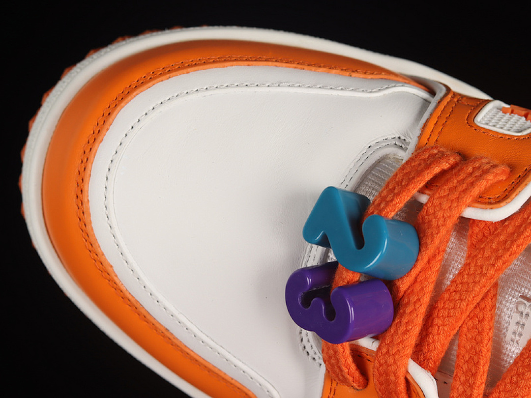 Louis Vuitton [L*V TRAINER SNEAKERS WHITE/ORANGE/WHITE]-[WOMAN:36-39]-[MAN:40-45] - Image 9
