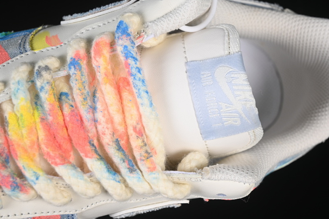 Nike [CW1888-116]-[AIR FORCE 1 07 LOW FANTASY COWBOY WHITE/BLUE]-[WOMAN:36-39]-[MAN:40-45] - Image 9