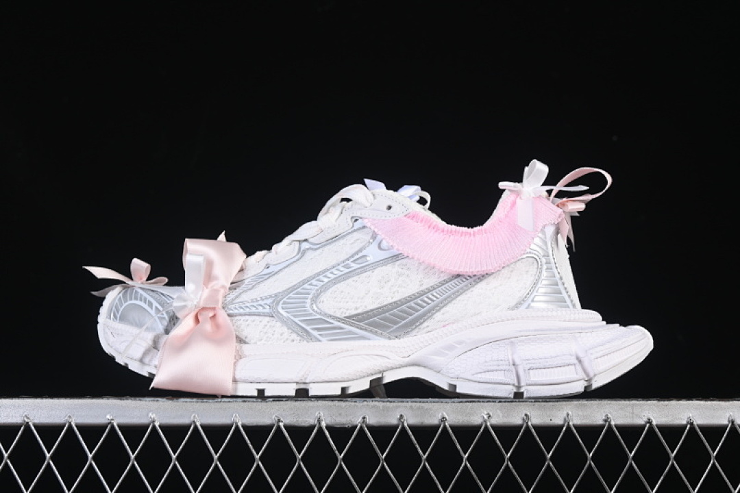 Balenciaga [WXLMC9050]-[3XL LACE/PU/EVA/RB WHITE/SILVER/PINK]-[WOMAN:35-39]-[MAN:40] - Image 2