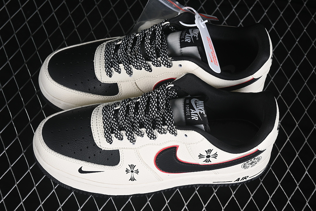Nike [LD1999-039]-[AIR FORCE 1 07 LOW CASUAL SNEAKERS WHITE/BLACK/RED]-[WOMAN:36-39]-[MAN:40-45] - Image 11