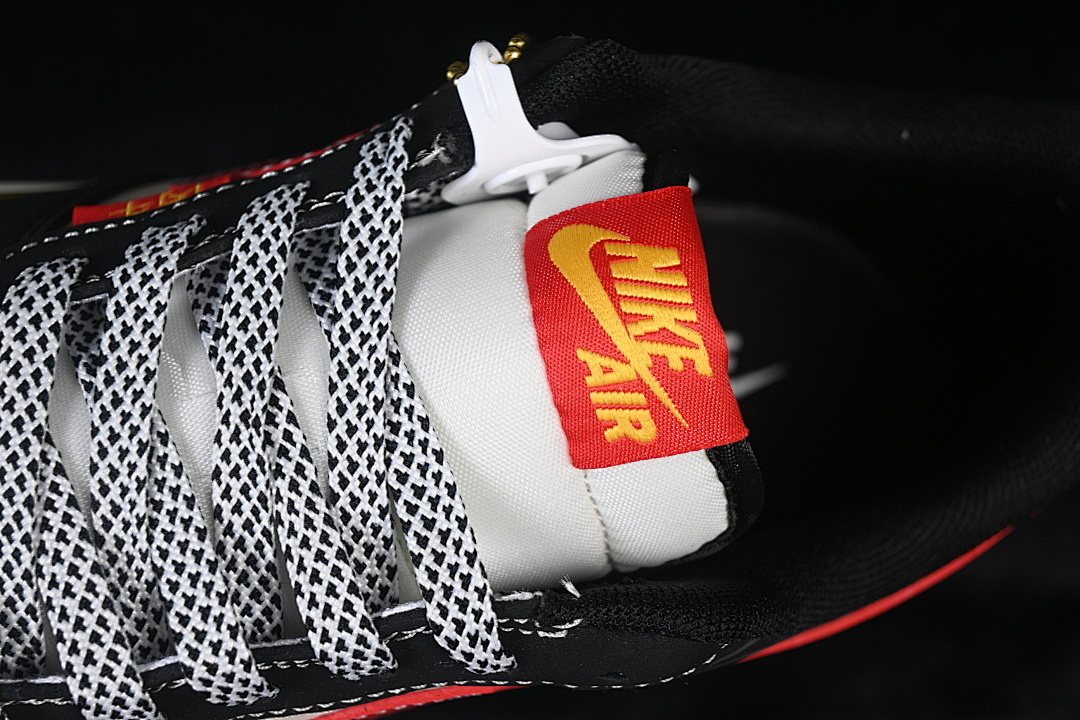 Nike [MZ9588-829]-[AIR FORCE 1 07 LOW CASUAL SNEAKERS WHITE/BLACK/RED]-[WOMAN:36-39]-[MAN:40-45] - Image 9