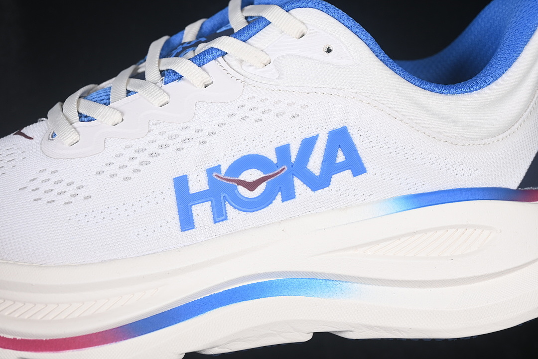 On Running [1162011-GRTV]-[BONDI 9 FUNCTIONAL CUSHIONING RUNNING SHOES WHITE/BLUE]-[MAN:40-45] - Image 8