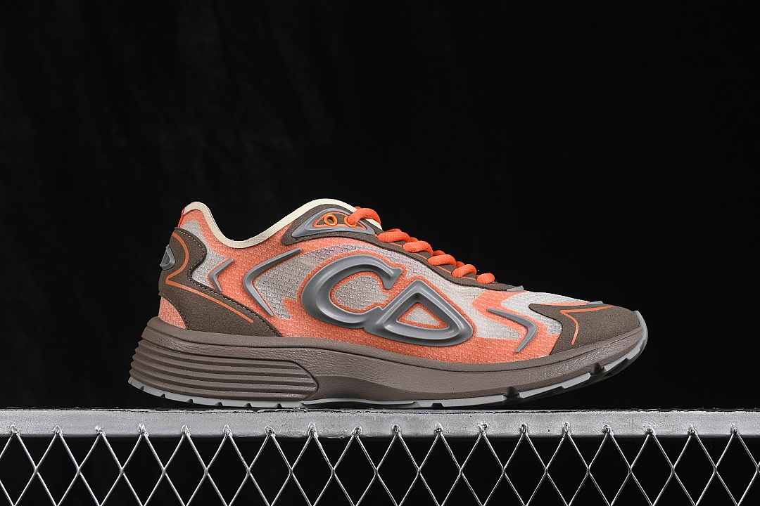 Dior [3SN342ABFH726]-[LOW-TOP CASUAL SHOES WHITE/BROWN/GREY/ORANGE]-[WOMAN:38-39]-[MAN:40-47] - Image 16
