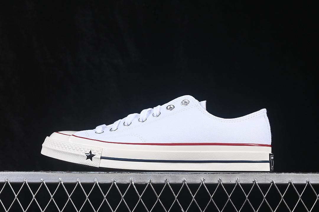 Converse [A24230C]-[CHUCK 70S LOW TOP CANVAS SHOES WHITE/PURE WHITE]-[WOMAN:35-39.5]-[MAN:40-44], photo 1