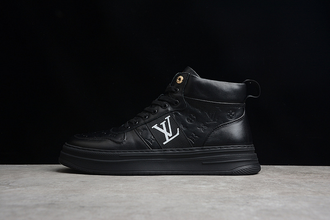 [L*V ARCHLIGHT SNEAKER BLACK/BLACK/WHITE]-[MAN:38-44], photo 1