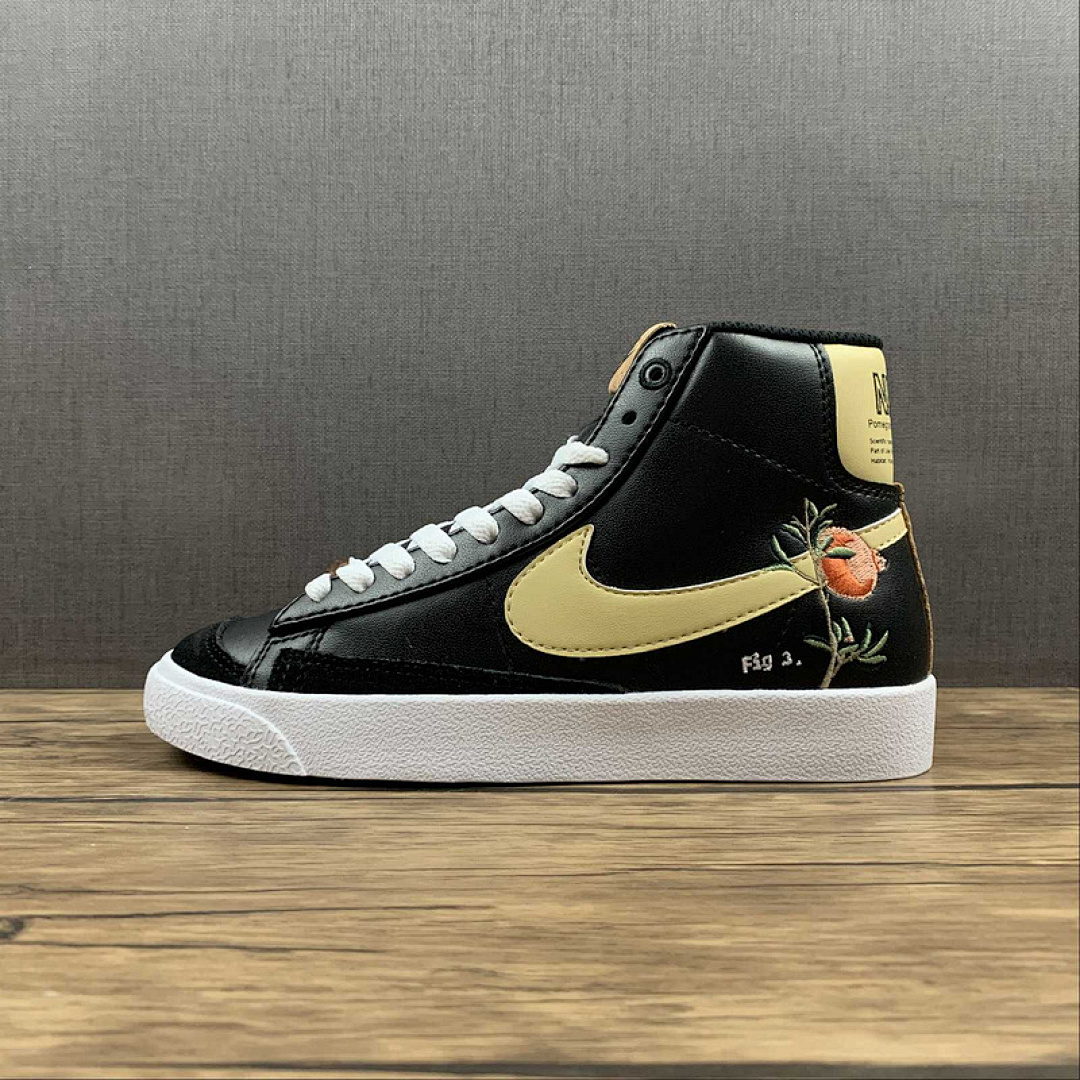 Unbranded [CI1166-001]-[BLAZER MID '77 POMEGRANATE BLACK/SOLAR FLARE/WHITE/BLACK]-[WOMAN:36-39], photo 1