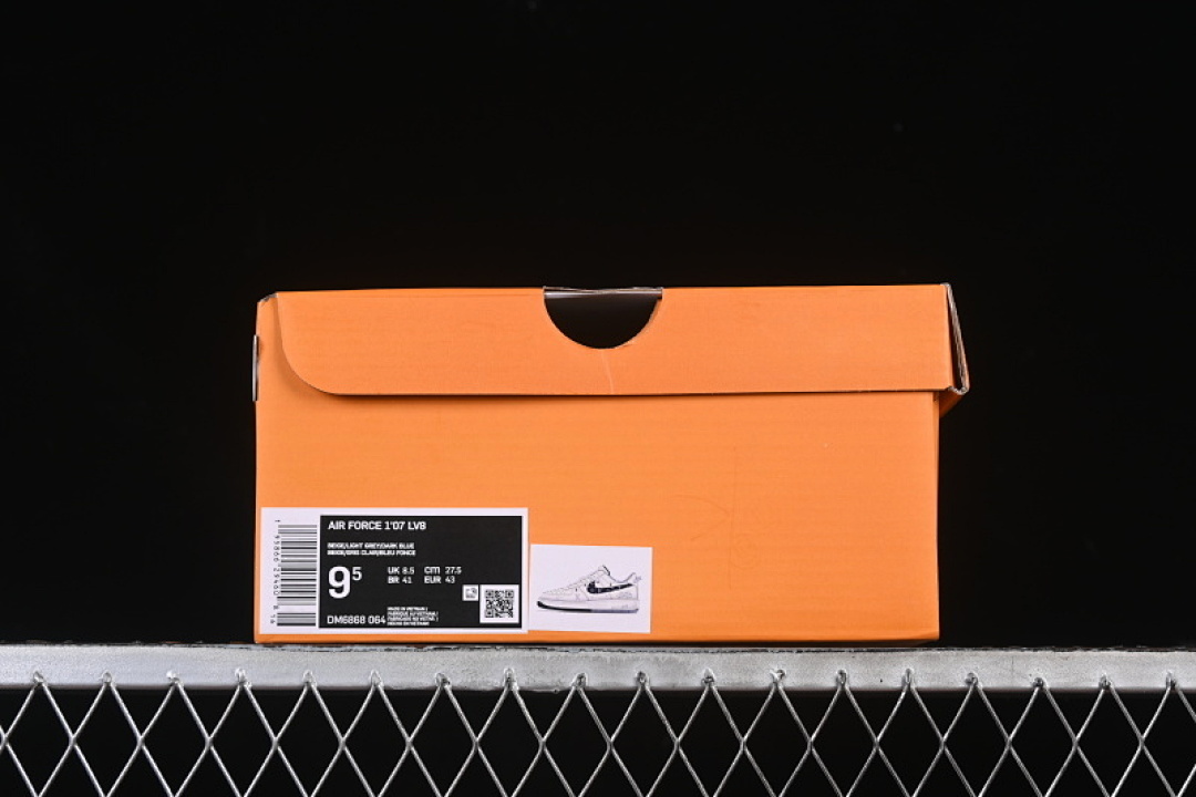 Nike [DM6868-064]-[AIR FORCE 1 07 LOW LV WHITE/GREY/BLUE]-[WOMAN:36-39]-[MAN:40-45] - Image 12