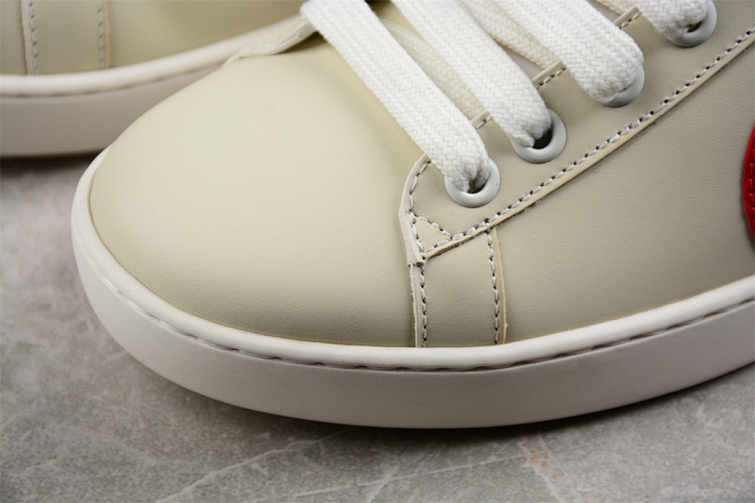 Gucci [GU*CCI ACE LOW TOP CASUAL SNEAKERS BEIGE/RED/LIGHT BLUE]-[WOMAN:35-39]-[MAN:40-44] - Image 7