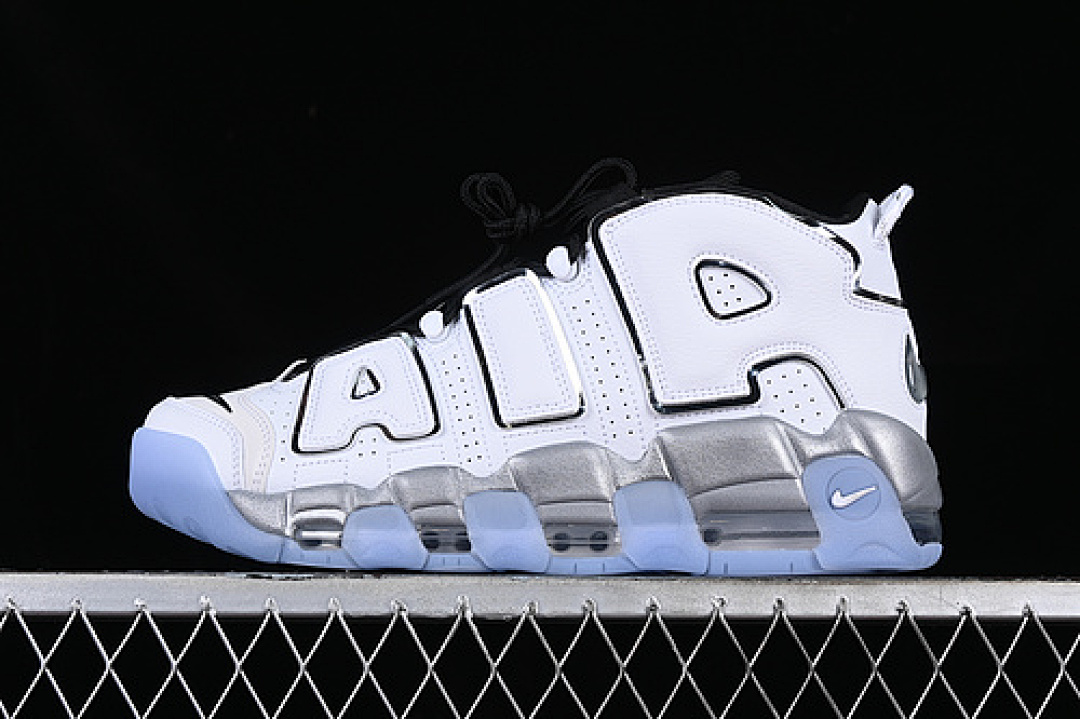 Nike [DV7408-100]-[AIR MORE UPTEMPO 96 QS WHITE/BLACK/GREY/BLUE]-[WOMAN:36-39]-[MAN:40-46], photo 1