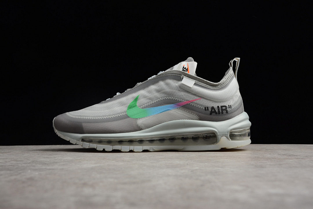 Off-White Nike AIR MAX 97 X OFF WHITE GREEN/GREY · AJ4585-101, photo 1