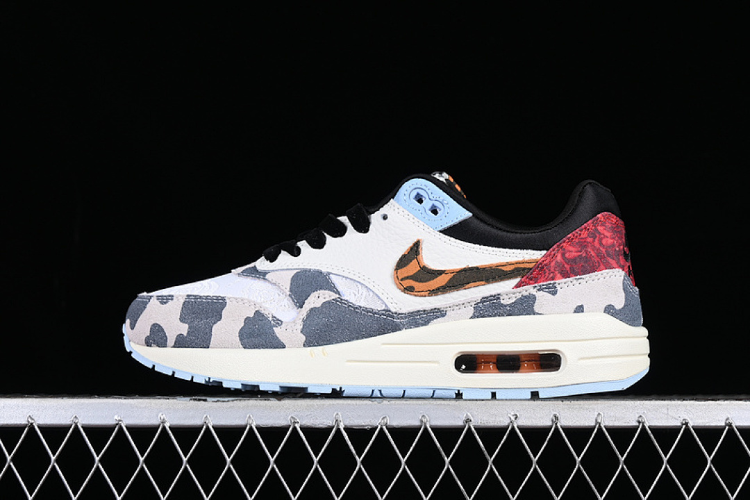 Nike AIR MAX 1 87 GREAT INDOORS SAIL/BLACK/CELESTINE BLUE/PICANTE RED · FD0827-133, photo 1