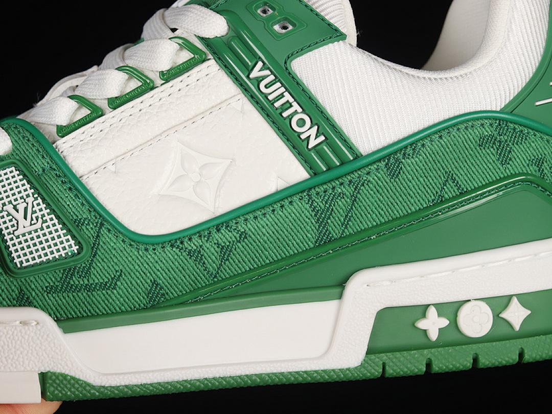Louis Vuitton [L*V FASHION CATWALK SNEAKERS WHITE/WHITE/GREEN]-[MAN:38-46] - Image 7