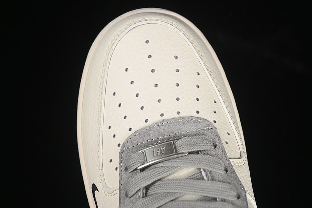 Nike [XZ6188-19]-[AIR FORCE 1 07 LOW WHITE/GREY/BLACK]-[WOMAN:36-39]-[MAN:40-45] - Image 10