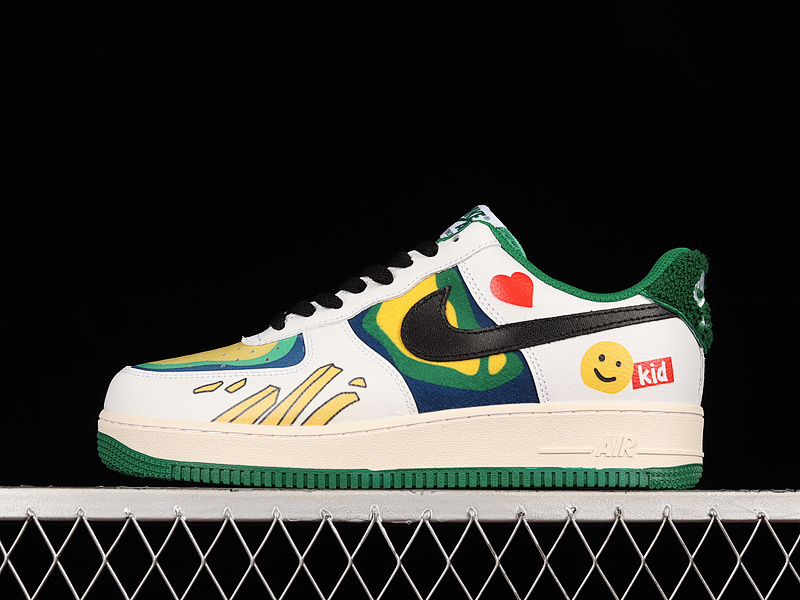 Nike Nike AIR FORCE 1 LOW 07 LV8 WHITE/PINE GREEN/BLACK · DO5220-131, photo 1