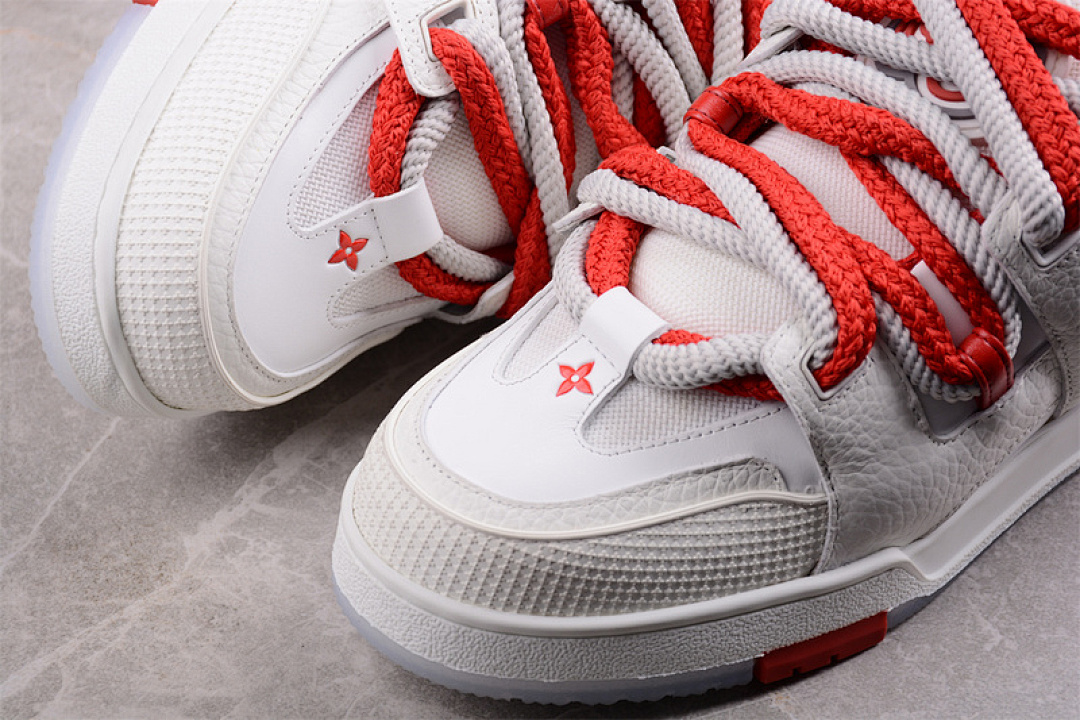 Louis Vuitton [LOUIS VUITTON L*V 1V WHITE/GREY/RED]-[WOMAN:35-39]-[MAN:40-45] - Image 8