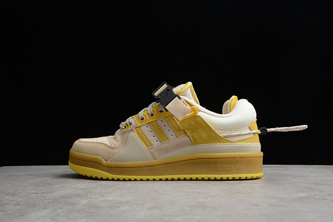 Unbranded [GW0266]-[BAD BUNNY X FORUM LOW SHOES BEIGE/GOLD/YELLOW]-[WOMAN:36-39]-[MAN:40-44], photo 1