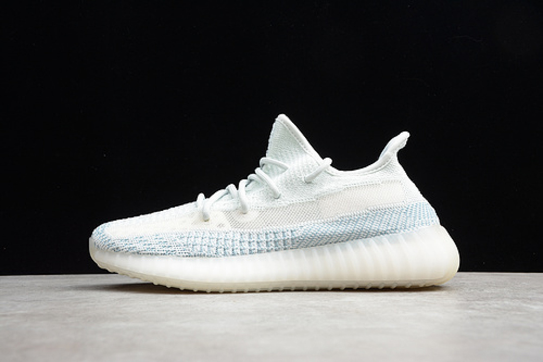 Adidas [FW3043]-[CJ YEEZY BOOST 350 V2 NON-REFLECTIVE CLOUD WHITE/CLOUD (WHITE]), photo 1