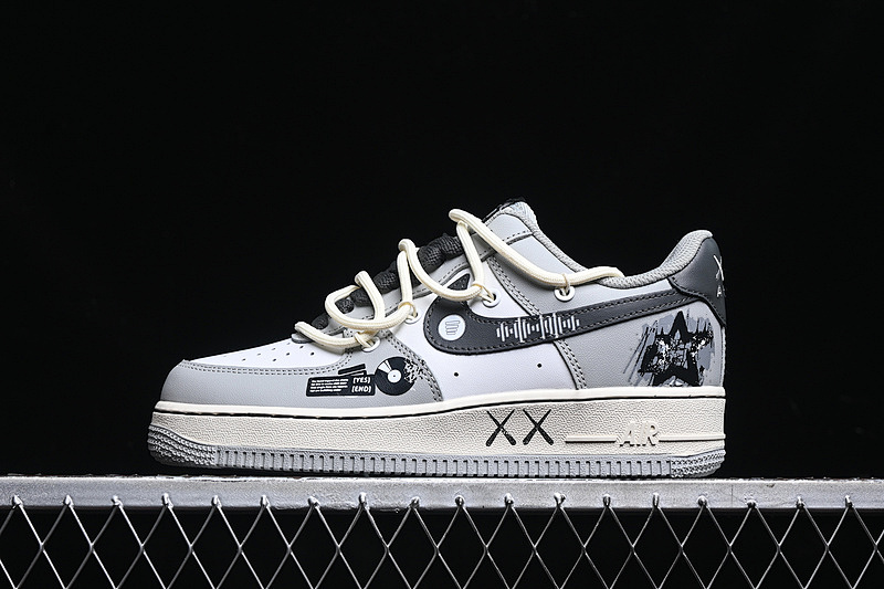 Nike Nike AIR FORCE 1 LOW VINYL WHITE/GREY/BLACK · KS6896-666, photo 1